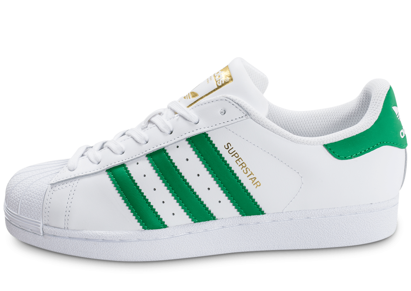 adidas superstar blanche et verte femme