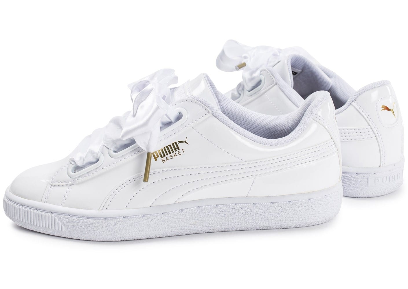 Puma heart patent blanche online